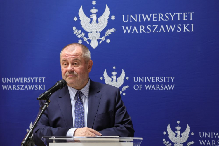 Rektor UW prof. Alojzy Z. Nowak. Fot. PAP/S. Pulcyn